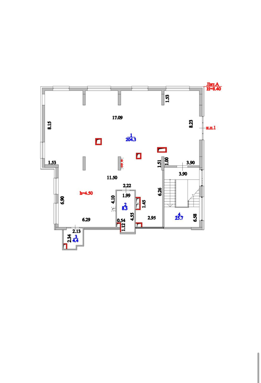 Коммерческое помещение 250.0 м², Астана